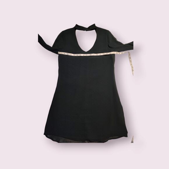 Sanctuary Dakota Choker Polka Dot Mini Dress Womens Size XS‎ Forest Green Flowy - Picture 6 of 8